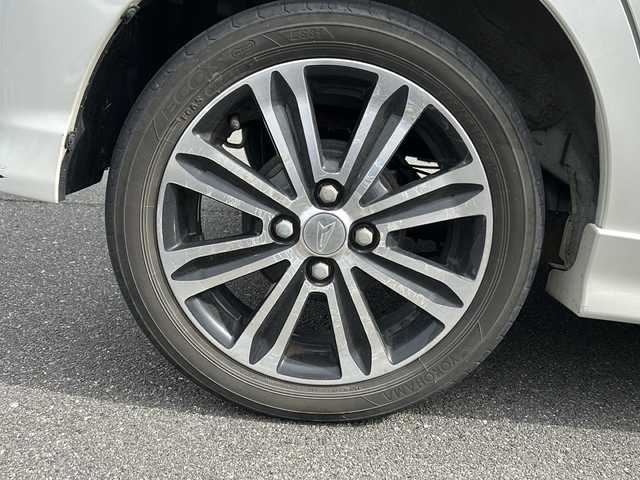 ダイハツ タント カスタム RS SA 長野県 2014(平26)年 11.8万km パールホワイトⅢ ・純正ディーラーオプションナビ/(CD/」DVD/Bluetooth/フルセグTV)/・純正フロアマット/・プッシュスタート/・両側パワースライドドア/・純正15インチアルミホイール