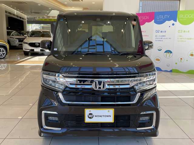 ホンダ Ｎ ＢＯＸ カスタム L ターボ 埼玉県 2021(令3)年 6.8万km プレミアムグラマラスブロンズP ホンダセンシング/純正メモリーナビ/　　CD/DVD/BT/フルセグ/バックカメラ/両側パワースライドドア/レーダークルーズコントロール/LEDオートライト/ハーフレザーシート/純正15インチアルミホイール/パドルシフト/社外ETC