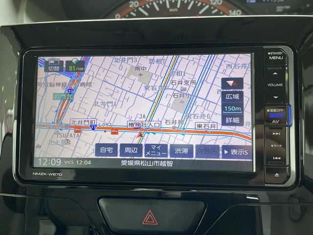 ダイハツ タント X SA Ⅲ 愛媛県 2017(平29)年 4.5万km ファイアークォーツレッドM ワンオーナー/純正ナビ/・Bluetooth/・フルセグTV/・バックカメラ/・DVD再生/片側スライドドア/ETC/ドライブレコーダー/Wエアバック/スマートキー/・スペアキー/プッシュスタート/アイドリングストップ/ハロゲンヘッドライト/USB端子/オートライト/ISO FIX/ドアバイザー/純正フロアマット