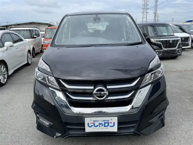 日産 セレナ ハイウェイスター プロパイロットED 兵庫県 2016(平28)年 14.4万km ダイヤモンドブラック (株)IDOMが運営する【じしゃロン姫路店】の自社ローン専用車両になります。こちらは現金またはオートローンご利用時の価格です。自社ローンご希望の方は別途その旨お申付け下さい/フルセグテレビ/バックカメラ/アイドリングストップ/両側パワースライドドア/クルーズコントロール/プッシュスタート