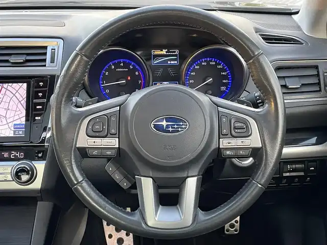 スバル レガシィ Ｂ４ リミテッド 青森県 2014(平26)年 10.8万km クリスタルブラックシリカ 4WD/純正8インチナビ・フルセグTV/CD・DVD・Bluetooth・SD/バックカメラ/サンルーフ/黒レザーシート/前席パワーシート/前後席シートヒーター/アイサイトver3/衝突軽減ブレーキ/追従クルーズコントロール/アクティブレーンキープ/パドルシフト/ビルトインETC/前後ドライブレコーダー/LEDヘッドライト/LEDアクセサリーライナー/フォグランプ/純正18インチアルミ