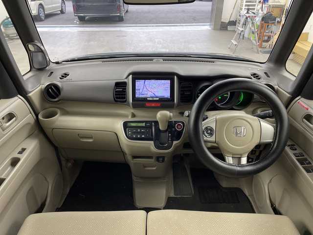 ホンダ Ｎ ＢＯＸ ＋ G Lパッケージ 兵庫県 2013(平25)年 9.1万km クリスタルブラックパール ・社外HDDナビ【AVIC-ZH007】/（CD/DVD/HDD/SD/BT/TV)/・ETC/・片側パワースライドドア/・純正14インチアルミホイール