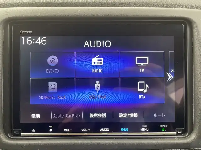 ホンダ ヴェゼル ハイブリッド X ホンダセンシング 群馬県 2019(令1)年 6万km ルーセブラックM 純正８型ナビ　バックカメラ　アダプティブクルーズコントロール　レーンキープアシスト　衝突被害軽減ブレーキ　シートヒーター　ＬＥＤヘッドライト　ドライブレコーダー　ＥＴＣ　コーナーセンサー　禁煙車