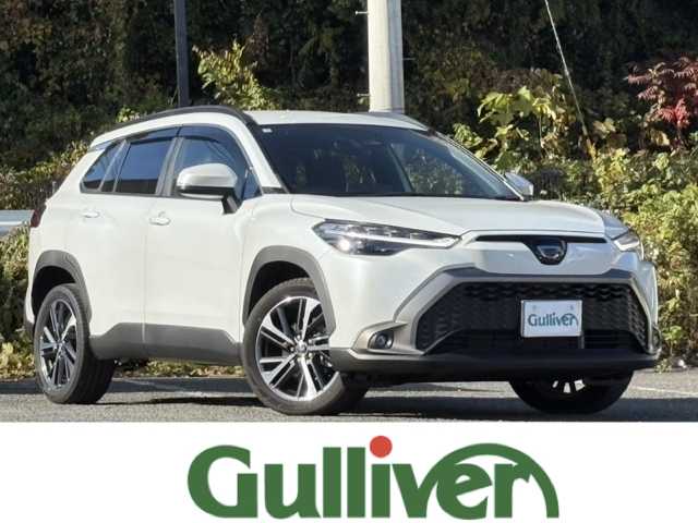 トヨタ カローラ クロス Z 大分県 2025(令7)年 0.2万km プラチナホワイトパールマイカ ワンオーナー /純正メモリーナビ/フルセグ /Bluetooth/純正LEDヘッドライト/オートライトコントロール/オートハイビームアシスト/ハーフレザーシート/パワーシート/シートヒーター/アダプティブクルーズコントロール/レーンキプアシスト/トヨタセーフティセンス/スマートキー/エンジンプッシュスタート/純正18インチアルミホイール