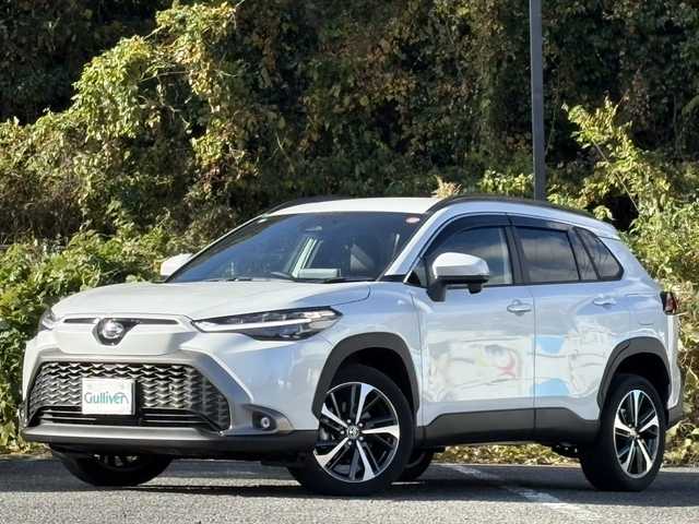 トヨタ カローラ クロス Z 大分県 2025(令7)年 0.2万km プラチナホワイトパールマイカ ワンオーナー /純正メモリーナビ/フルセグ /Bluetooth/純正LEDヘッドライト/オートライトコントロール/オートハイビームアシスト/ハーフレザーシート/パワーシート/シートヒーター/アダプティブクルーズコントロール/レーンキプアシスト/トヨタセーフティセンス/スマートキー/エンジンプッシュスタート/純正18インチアルミホイール