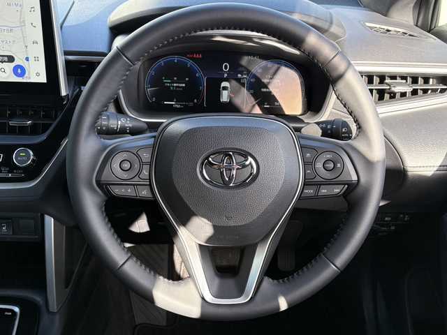 トヨタ カローラ クロス Z 大分県 2025(令7)年 0.2万km プラチナホワイトパールマイカ ワンオーナー /純正メモリーナビ/フルセグ /Bluetooth/純正LEDヘッドライト/オートライトコントロール/オートハイビームアシスト/ハーフレザーシート/パワーシート/シートヒーター/アダプティブクルーズコントロール/レーンキプアシスト/トヨタセーフティセンス/スマートキー/エンジンプッシュスタート/純正18インチアルミホイール