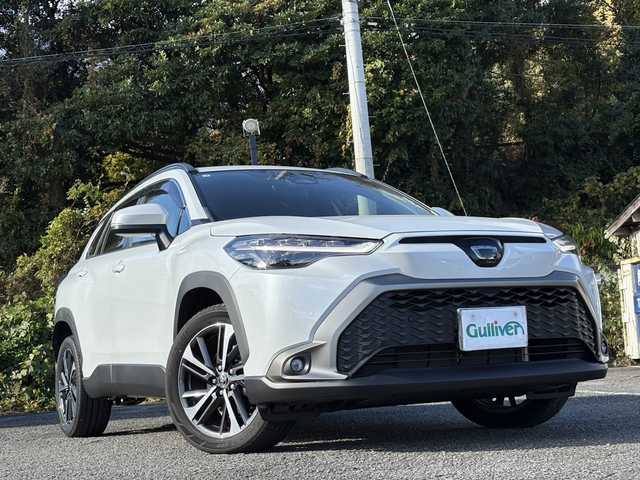 トヨタ カローラ クロス Z 大分県 2025(令7)年 0.2万km プラチナホワイトパールマイカ ワンオーナー /純正メモリーナビ/フルセグ /Bluetooth/純正LEDヘッドライト/オートライトコントロール/オートハイビームアシスト/ハーフレザーシート/パワーシート/シートヒーター/アダプティブクルーズコントロール/レーンキプアシスト/トヨタセーフティセンス/スマートキー/エンジンプッシュスタート/純正18インチアルミホイール