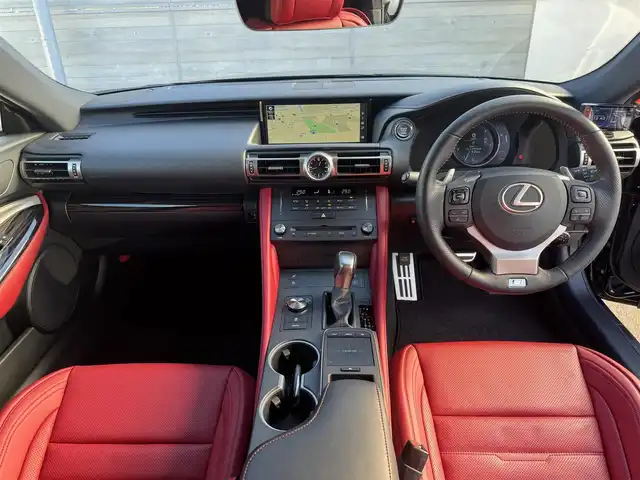 レクサス ＲＣ 350 Fスポーツ 三重県 2018(平30)年 2.2万km ブラック ワンオーナー/オレンジブレーキキャリパー/セーフティシステムプラス/・プリクラッシュセーフティシステム/・レーンディパーチャーアラート/・オートマチックハイビーム/・レーダークルーズコントロール/純正メモリーナビゲーションシステム/【地デジTV/DVD/CD/Blu-ray/Bluetooth】/プレミアムサウンドシステム(10スピーカー)/バックカメラ/専用革スポーツシート(フレアレッド)/ベンチレーション機能(前席)/パワーシート(前席)/シートヒーター(前席)/エアシート(前席)/ドライブモードセレクトスイッチ/コムテックレーダー探知機【ZERO92VS】/丸型フルLEDヘッドランプ/オートライト/ビルトインETC/純正19インチ5本ツインスポークアルミホイール/スマートエントリー/スタートシステム/新車保証書/取扱説明書