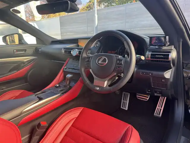 レクサス ＲＣ 350 Fスポーツ 三重県 2018(平30)年 2.2万km ブラック ワンオーナー/オレンジブレーキキャリパー/セーフティシステムプラス/・プリクラッシュセーフティシステム/・レーンディパーチャーアラート/・オートマチックハイビーム/・レーダークルーズコントロール/純正メモリーナビゲーションシステム/【地デジTV/DVD/CD/Blu-ray/Bluetooth】/プレミアムサウンドシステム(10スピーカー)/バックカメラ/専用革スポーツシート(フレアレッド)/ベンチレーション機能(前席)/パワーシート(前席)/シートヒーター(前席)/エアシート(前席)/ドライブモードセレクトスイッチ/コムテックレーダー探知機【ZERO92VS】/丸型フルLEDヘッドランプ/オートライト/ビルトインETC/純正19インチ5本ツインスポークアルミホイール/スマートエントリー/スタートシステム/新車保証書/取扱説明書