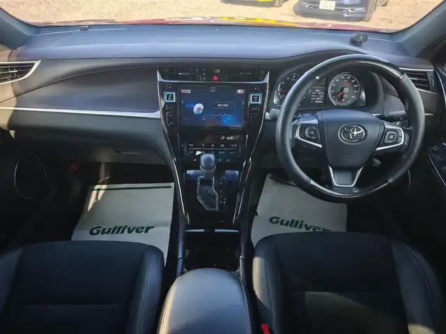 トヨタ ハリアー プレミアム スタイルモーヴ 富山県 2015(平27)年 5.9万km レッドマイカメタリック アルパイン9型/フルセグTV/パワーバックドア/バックモニター/ビルトインETC/クルーズコントロール/車線逸脱警報/LEDヘッドランプ/革巻きコンビステアリング/ステアリングカバー付/合皮/アルカンターラコンビシート/前席パワーシート/シートヒーター/純正18インチアルミホイール/スマートキー/プッシュエンジンスタート/禁煙車