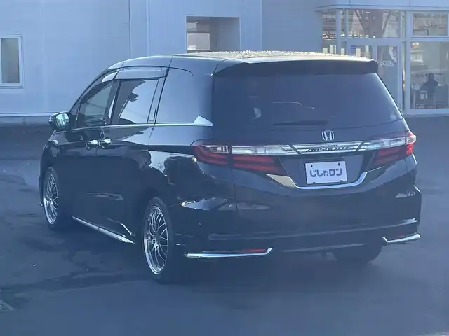 ホンダ オデッセイ アブソルート 20thアニバーサリー 宮城県 2015(平27)年 13.1万km プレミアムヴィーナスブラックP (株)IDOMが運営する【じしゃロン仙台店】の自社ローン対象車両になります。こちらは現金ご利用時の価格です。自社ローンご希望の方は別途その旨お申付け下さい。/両側パワースライドドア/ハーフレザー/SDナビ/フルセグ/Bluetooth/CD/DVD/バックカメラ/クルコン/ETC/パワーシート/クリアランスソナー/LEDヘッドライト