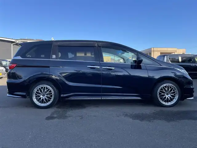 ホンダ オデッセイ アブソルート 20thアニバーサリー 宮城県 2015(平27)年 13.1万km プレミアムヴィーナスブラックP (株)IDOMが運営する【じしゃロン仙台店】の自社ローン対象車両になります。こちらは現金ご利用時の価格です。自社ローンご希望の方は別途その旨お申付け下さい。/両側パワースライドドア/ハーフレザー/SDナビ/フルセグ/Bluetooth/CD/DVD/バックカメラ/クルコン/ETC/パワーシート/クリアランスソナー/LEDヘッドライト