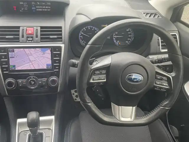 スバル レヴォーグ 1．6GT－S アイサイト 兵庫県 2014(平26)年 8.4万km アイスシルバーメタリック ワンオーナー/純正SDナビ/フルセグTV/CD/DVD/USB接続/FM/AM/ハンズフリー通話/ETC/レーダークルーズ/レーンキープアシスト/衝突被害軽減ブレーキ/パドルシフト/ステアリングスイッチ/D/N席電動シート/革巻きステアリング/ステアリングスイッチ/アイドリングストップ/電動格納ミラー/スマートキー×2/取扱説明書/保証書