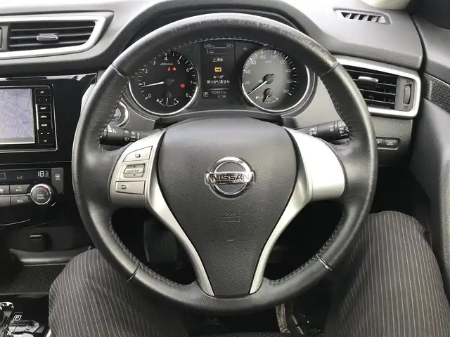 日産 エクストレイル 20Xtt エマージェンシーブレーキ 栃木県 2017(平29)年 10.3万km ダイヤモンドブラック 株)IDOMが運営する【じしゃロン小山店】の自社ローン専用車両になります。こちらは現金またはオートローンご利用時の価格です。自社ローンご希望の方は別途その旨お申付け下さい//禁煙車/社外フルセグナビ/（CD/DVD/AM/FMラジオ）/(Bluetooth)/スマートキー/プッシュスタート/バックカメラ/ＥＴＣ/エマージェンシーブレーキ/アイドリングストップ/ステアリングリモコン/電動格納ドアミラー/パワーウインドウ/防眩ミラー/オートライト