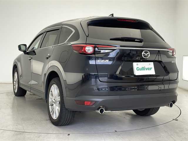 マツダ ＣＸ－８ XD プロアクティブ 千葉県 2018(平30)年 2.3万km ジェットブラックマイカ 衝突被害軽減システム/レーンキープアシスト/コーナーセンサー（前後）/レーダークルーズコントロール/ブラインドスポットモニター/社外フリップダウンモニター/純正SDナビ/　（Bluetooth/CD/DVD/USB/フルセグTV/AUX）/全方位カメラ/純正ビルトインETC/パワーシート（D席）/シートヒーター（D/N席）/MTモード付AT/パワーステアリング/ステアリングヒーター/パワーウィンドウ/アイドリングストップ/純正フロアマット/オートライト/LEDヘッドライト/純正19インチアルミホイール