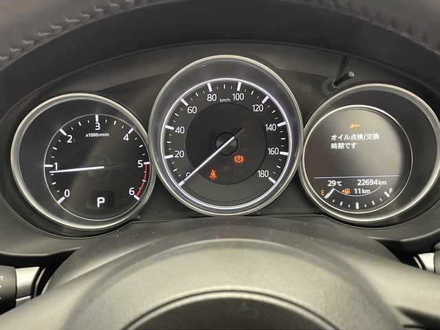 マツダ ＣＸ－８ XD プロアクティブ 千葉県 2018(平30)年 2.3万km ジェットブラックマイカ 衝突被害軽減システム/レーンキープアシスト/コーナーセンサー（前後）/レーダークルーズコントロール/ブラインドスポットモニター/社外フリップダウンモニター/純正SDナビ/　（Bluetooth/CD/DVD/USB/フルセグTV/AUX）/全方位カメラ/純正ビルトインETC/パワーシート（D席）/シートヒーター（D/N席）/MTモード付AT/パワーステアリング/ステアリングヒーター/パワーウィンドウ/アイドリングストップ/純正フロアマット/オートライト/LEDヘッドライト/純正19インチアルミホイール