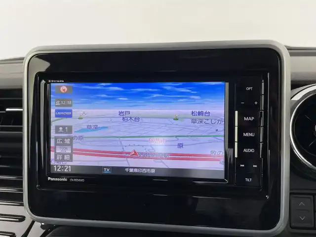 スズキ スペーシア カスタム HYBRID XS 千葉県 2018(平30)年 3.8万km ブルーイッシュブラックパール3 スズキセーフティサポート/・衝突軽減ブレーキ/・レーンキープアシスト/・コーナーセンサー/・横滑り防止装置/純正7インチSDナビ/CD DVD BT MSV フルセグ/全方位カメラ/両側パワースライドドア/LEDオートライト/シートヒーター/純正15インチアルミホイール/ステアリングスイッチ/革巻きステアリング/ドアバイザー/スマートキー/プッシュスタート