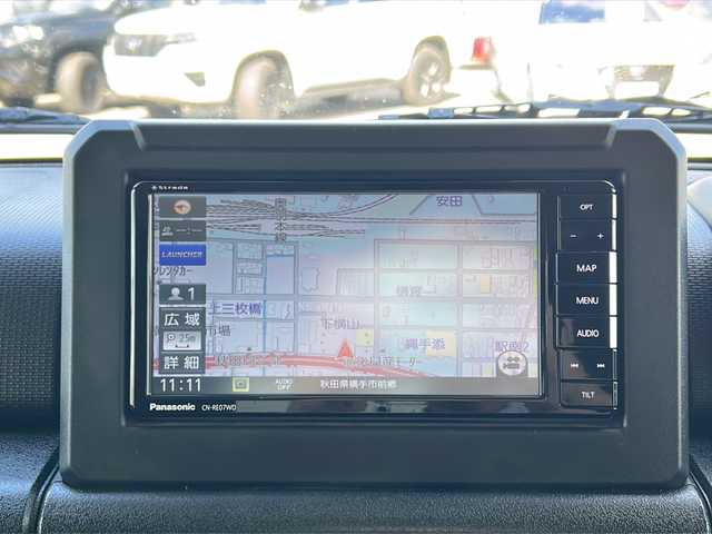 スズキ ジムニー XC 秋田県 2020(令2)年 7.8万km シフォンアイボリーM 社外メモリナビ/Bluetooth、CD/DVD、フルセグTV/ETC/前後ドライブレコーダー/レーダークルーズコントロール/前席シートヒーター/純正16インチAW/ルーフキャリア