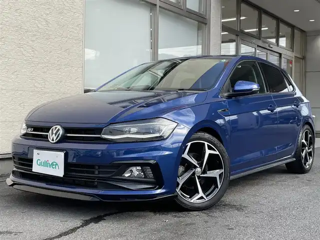 フォルクスワーゲン ポロ TSI Rライン 大阪府 2019(令1)年 3.8万km リーフブルーメタリック ワンオーナー/衝突被害軽減ブレーキ/レーダークルーズコントロール/ブラインドスポットモニタ/純正ナビ フルセグTV CD DVD BT/バックカメラ/コーナーセンサー/スマートキー 2個/前後ドラレコ/2.0ETC/フロントスポイラー/17インチ アルミホイール/パーキングアシスト/パドルシフト/LEDオートヘッドライト/前後フォグライト/W サイド カーテン エアバッグ/保証書 ナビ取説/禁煙車