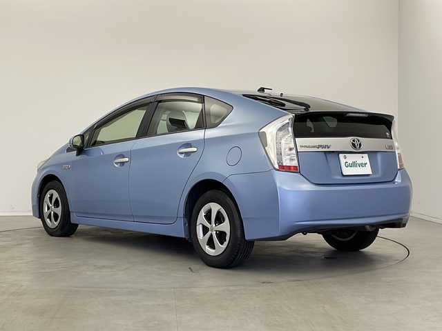 トヨタ プリウス ＰＨＶ G レザーパッケージ 新潟県 2012(平24)年 10.9万km トゥルーブルーマイカメタリック 禁煙車/純正HDDナビ/　(フルセグテレビ/DVD/CD/SD/Bluetooth)/プラグインハイブリッド/エンジンスターター/純正ビルトインETC/社外前方ドライブレコーダー/追従走行クルーズコントロール/前席シートヒーター/レザーシート/運転席パワーシート/革巻きステアリング/ステアリングスイッチ/ウィンカーミラー/LEDオートライト/フォグランプ/バックカメラ/プッシュスタート/スペアキー/純正アルミホイール/保証書/取扱説明書