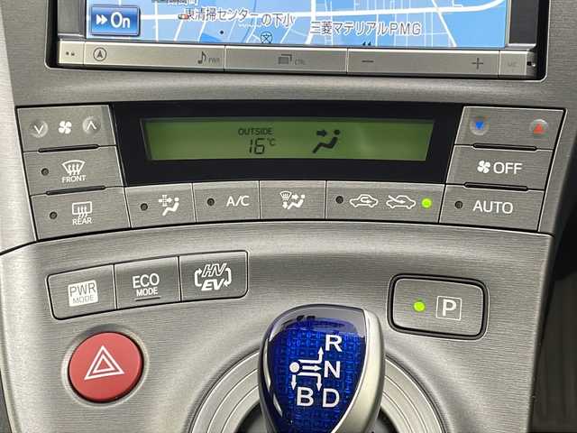 トヨタ プリウス ＰＨＶ G レザーパッケージ 新潟県 2012(平24)年 10.9万km トゥルーブルーマイカメタリック 禁煙車/純正HDDナビ/　(フルセグテレビ/DVD/CD/SD/Bluetooth)/プラグインハイブリッド/エンジンスターター/純正ビルトインETC/社外前方ドライブレコーダー/追従走行クルーズコントロール/前席シートヒーター/レザーシート/運転席パワーシート/革巻きステアリング/ステアリングスイッチ/ウィンカーミラー/LEDオートライト/フォグランプ/バックカメラ/プッシュスタート/スペアキー/純正アルミホイール/保証書/取扱説明書