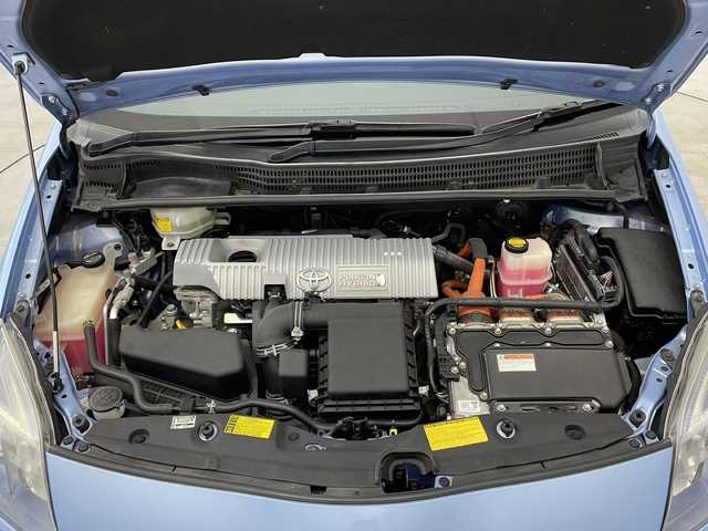トヨタ プリウス ＰＨＶ G レザーパッケージ 新潟県 2012(平24)年 10.9万km トゥルーブルーマイカメタリック 禁煙車/純正HDDナビ/　(フルセグテレビ/DVD/CD/SD/Bluetooth)/プラグインハイブリッド/エンジンスターター/純正ビルトインETC/社外前方ドライブレコーダー/追従走行クルーズコントロール/前席シートヒーター/レザーシート/運転席パワーシート/革巻きステアリング/ステアリングスイッチ/ウィンカーミラー/LEDオートライト/フォグランプ/バックカメラ/プッシュスタート/スペアキー/純正アルミホイール/保証書/取扱説明書