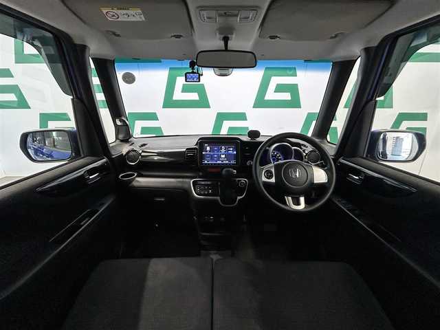 ホンダ Ｎ ＢＯＸ カスタム G Lパッケージ 鹿児島県 2016(平28)年 8.9万km ブリリアントスポーティブルーメタリック2トーン 禁煙車/純正ナビ（VXM-165VFEi）/バックカメラ/フルセグTV（テレビキャンセラー付き）/片側パワースライドドア/前後ドライブレコーダー（DRC-３２M）/ビルトインETC/アイドリングストップ/純正フロアマット/後席ロール式サンシェード/後席バックテーブル/電格ミラー/パワーステアリング/パワーウィンドウ/キセノンヘッドライト/オートライト/衝突被害軽減システム/横滑り防止装置/盗難防止装置