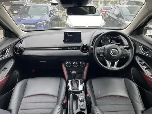 マツダ ＣＸ－３ XD ツーリング 福井県 2016(平28)年 7万km クリスタルホワイトパールマイカ ターボ/純正SDナビ/ (フルセグTV/Bluetooth/DVD/USB)/バックカメラ/ETC/ハーフレザーシート/i-ACTIVSENSE/・マツダレーダークルーズコントロール（MRCC）/・スマートブレーキサポート（SBS）/・アドバンストスマートシティブレーキサポート（アドバンストSCBS）/・レーンキープアシストシステム＆車線逸脱警報システム（LAS & LDWS）/・ブラインドスポットモニタリング（BSM）/ヘッドアップディスプレイ/横滑り防止装置/スマートキー/純正18インチアルミホイール/パドルシフト/オートライト/純正LEDヘッドライト/スペアキー1本/保証書/取扱説明書