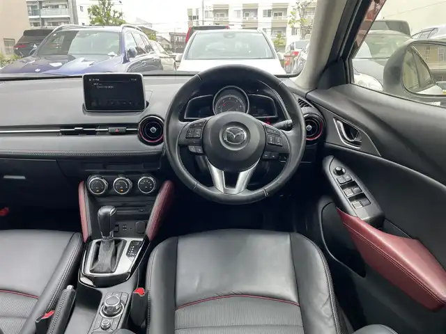 マツダ ＣＸ－３ XD ツーリング 福井県 2016(平28)年 7万km クリスタルホワイトパールマイカ ターボ/純正SDナビ/ (フルセグTV/Bluetooth/DVD/USB)/バックカメラ/ETC/ハーフレザーシート/i-ACTIVSENSE/・マツダレーダークルーズコントロール（MRCC）/・スマートブレーキサポート（SBS）/・アドバンストスマートシティブレーキサポート（アドバンストSCBS）/・レーンキープアシストシステム＆車線逸脱警報システム（LAS & LDWS）/・ブラインドスポットモニタリング（BSM）/ヘッドアップディスプレイ/横滑り防止装置/スマートキー/純正18インチアルミホイール/パドルシフト/オートライト/純正LEDヘッドライト/スペアキー1本/保証書/取扱説明書