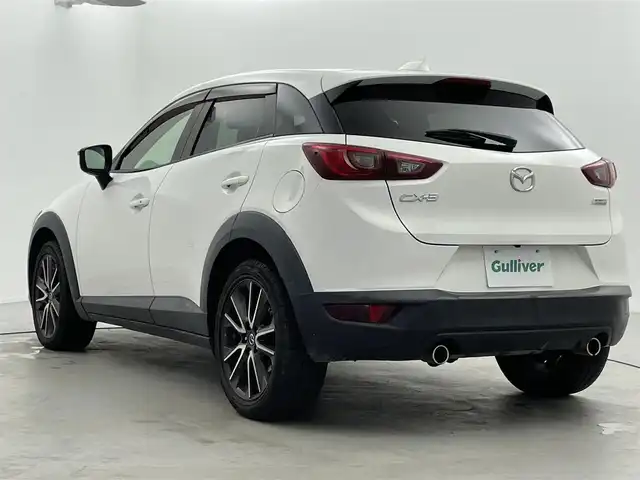 マツダ ＣＸ－３ XD ツーリング 福井県 2016(平28)年 7万km クリスタルホワイトパールマイカ ターボ/純正SDナビ/ (フルセグTV/Bluetooth/DVD/USB)/バックカメラ/ETC/ハーフレザーシート/i-ACTIVSENSE/・マツダレーダークルーズコントロール（MRCC）/・スマートブレーキサポート（SBS）/・アドバンストスマートシティブレーキサポート（アドバンストSCBS）/・レーンキープアシストシステム＆車線逸脱警報システム（LAS & LDWS）/・ブラインドスポットモニタリング（BSM）/ヘッドアップディスプレイ/横滑り防止装置/スマートキー/純正18インチアルミホイール/パドルシフト/オートライト/純正LEDヘッドライト/スペアキー1本/保証書/取扱説明書