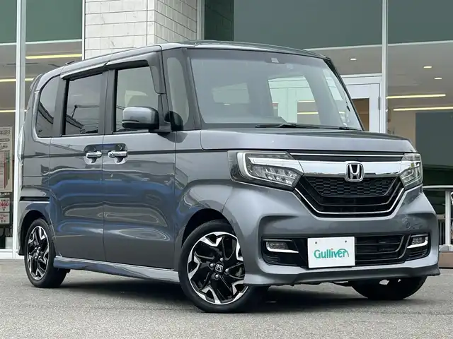 ホンダ Ｎ ＢＯＸ G EX ターボ ホンダセンシング 兵庫県 2017(平29)年 5.2万km シャイニンググレーM 純正7インチナビ/フルセグTV/ホンダセンシング/OMBS/先行車検知/レーンキープアシスト/標識認識/パドルシフト/ビルトインETC/純正ドライブレコーダー/ステアリングスイッチ/両側パワースライドドア/衝突被害軽減システム/横滑り防止装置/LEDオートライト/BT/バックカメラ