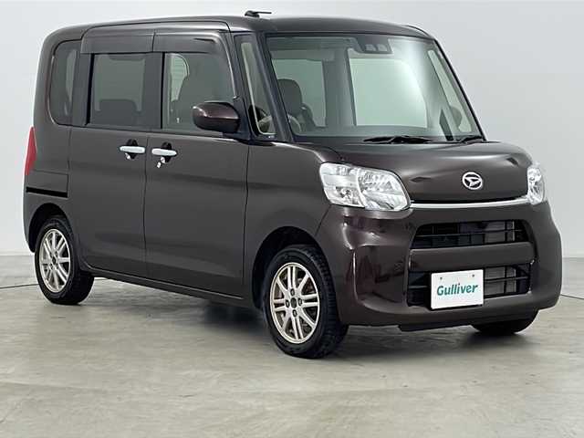 ダイハツ タント L リミテッド SAⅢ 道央・札幌 2019(令1)年 1.9万km プラムブラウンクリスタルマイカ ・純正ナビ(TV＆CD＆DVD＆SD＆BT)/・バックカメラ/・衝突軽減ブレーキ/・アイドリングストップ/・横滑り防止/・オートマチックハイビーム/・シートヒーター/・ステアリングスイッチ/・ETC/・社外エンジンスターター/・積込社外アルミホイール付きサマータイヤ
