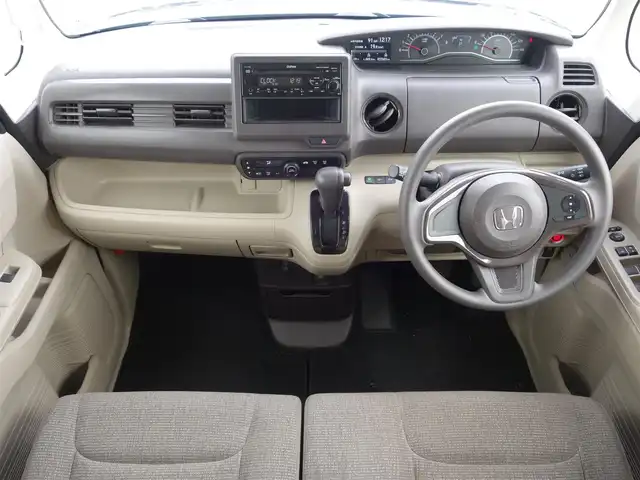 ホンダ Ｎ ＢＯＸ G 山形県 2019(令1)年 3.8万km クリスタルブラックパール ワンオーナー/純正カーオーディオ/　　【CD AUX AM/FM】/両側スライドドア/LEDヘッドライト/チップアップシート/アイドリングストップ/電動格納ウィンカーミラー/フロアマット/ドアバイザ―/スマートキー×2