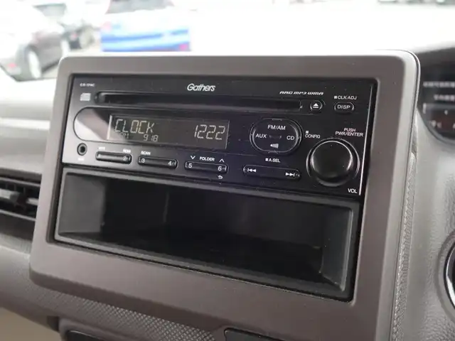 ホンダ Ｎ ＢＯＸ G 山形県 2019(令1)年 3.8万km クリスタルブラックパール ワンオーナー/純正カーオーディオ/　　【CD AUX AM/FM】/両側スライドドア/LEDヘッドライト/チップアップシート/アイドリングストップ/電動格納ウィンカーミラー/フロアマット/ドアバイザ―/スマートキー×2