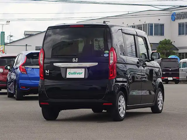 ホンダ Ｎ ＢＯＸ G 山形県 2019(令1)年 3.8万km クリスタルブラックパール ワンオーナー/純正カーオーディオ/　　【CD AUX AM/FM】/両側スライドドア/LEDヘッドライト/チップアップシート/アイドリングストップ/電動格納ウィンカーミラー/フロアマット/ドアバイザ―/スマートキー×2