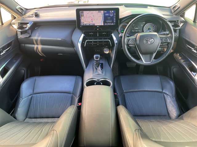 トヨタ ハリアー ハイブリッド Z 青森県 2020(令2)年 4.1万km プレシャスブラックパール 4WD/JBLプレミアムサウンド/純正12.3インチナビ・フルセグTV/OPパノラミックビューモニター/カラーヘッドアップディスプレイ/パワーバックドア/デジタルインナーミラー/合皮コンビシート/運転席パワーシート/セーフティセンス/プリクラッシュセーフティ/レーダークルーズコントロール/レーントレーシングアシスト/アダプティブハイビーム/ブラインドスポットモニター/クリアランスソナー/純正ドライブレコーダー/OP AC100V1500W/ビルトインETC2.0/LEDヘッドライト/LEDフォグランプ/社外19インチアルミ/モデリスタエアロ