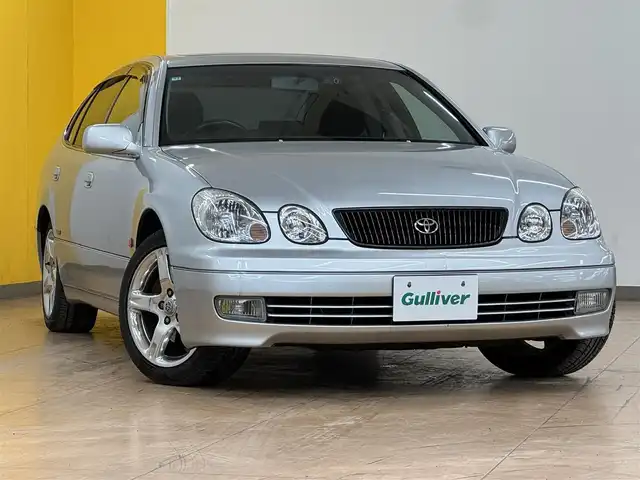 トヨタ アリスト V300 ベルテックエディション 群馬県 1998(平10)年 6.4万km シルバーM サンルーフ/クルーズコントロール/前席パワーシート/HIDヘッドライト/フォグランプ/ETC/ドライブレコーダー/純正フロアマット/純正17インチAW/純正カーオーディオ