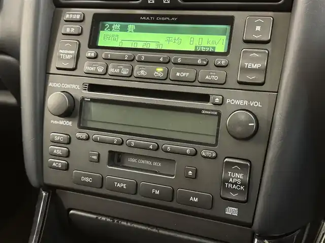 トヨタ アリスト V300 ベルテックエディション 群馬県 1998(平10)年 6.4万km シルバーM サンルーフ/クルーズコントロール/前席パワーシート/HIDヘッドライト/フォグランプ/ETC/ドライブレコーダー/純正フロアマット/純正17インチAW/純正カーオーディオ