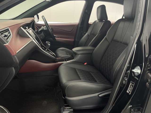 トヨタ ハリアー プレミアム 宮崎県 2017(平29)年 6.1万km ブラック ワンオーナー/後期型/Toyota Safety Sense P/〇プリクラッシュセーフティ/〇レーンディパーチャーアラート/〇オートマチックハイビーム/〇レーダークルーズコントロール/〇オートマチックハイビーム/〇クリアランスソナー/純正7インチSDナビ/ワンセグTV/CD/Bluetooth/バックカメラ/ハーフレザーシート/パワーシート/パワーバックドア/LEDヘッドライト/純正18インチAW/アイドリングストップ/ビルトインETC/純正ドライブレコーダー（DRD-H66)/カードキー/保証書/取扱説明書