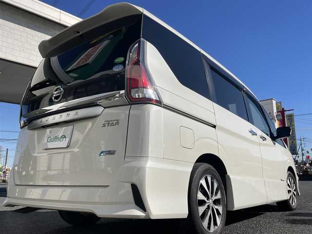 日産 セレナ ハイウェイスター 埼玉県 2018(平30)年 4.3万km ブリリアントホワイトパール ワンオーナー/登録時走行距離42230km/バックカメラ/ドライブレコーダー前後/片側パワースライドドア/純正フロアマット/純正ナビ/純正16インチアルミホイール/ロールシェード/ETC/BT接続可能