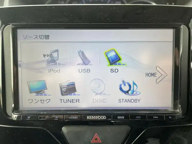 ダイハツ タント カスタム X 宮城県 2015(平27)年 15.1万km パールホワイトⅢ KENWOODナビ/・CD/DVD/BT/MDV-D302/プッシュスタート /スマートキー