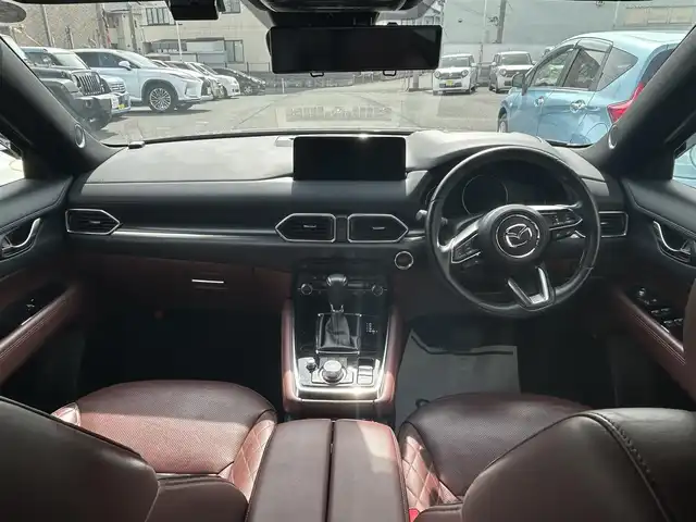 マツダ ＣＸ－８ XD エクスクルーシブモード 群馬県 2022(令4)年 4万km チタニウムフラッシュマイカ サンルーフ/純正SDナビ（AM・FM/BT/フルセグTV）/全方位モニター/バックカメラ/BOSEプレミアムサウンド/ドライブレコーダー付ルームミラー/電子パーキングブレーキ/追従クルーズコントロール/アイドリングストップ/車線逸脱防止機能/ステアリングスイッチ/ステアリングヒーター/レザーシート/パワーシート（D/N・セカンドシート）/シートヒーター（D/N・セカンドシート）/エアーシート（D/N・セカンドシート）/純正フロアマット/電格ミラー/オートライト/LEDヘッドライト/オートワイパー/コーナーセンサー/プッシュスタート/スマートキー/取扱説明書/保証書