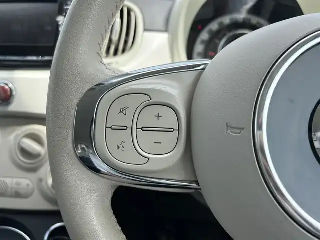 フィアット ５００ 1．2 ポップ 滋賀県 2018(平30)年 6.6万km 白 ワンオーナー/社外アルミ14インチサマータイヤ/純正スチールホイル、スタッドレスセット（ホイルキャップ）/ETC