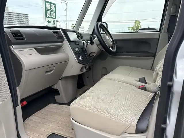 ダイハツ タント X SA 徳島県 2014(平26)年 7万km ブライトシルバーメタリック 社外ナビ　SL1118NVW/プッシュスタート/ワンセグTV/片側パワースライドドア/ドライブレコーダー前のみ/ベンチシート/純正フロアマット/純正アルミキャップ/オートライト/横滑り防止装置/衝突軽減システム