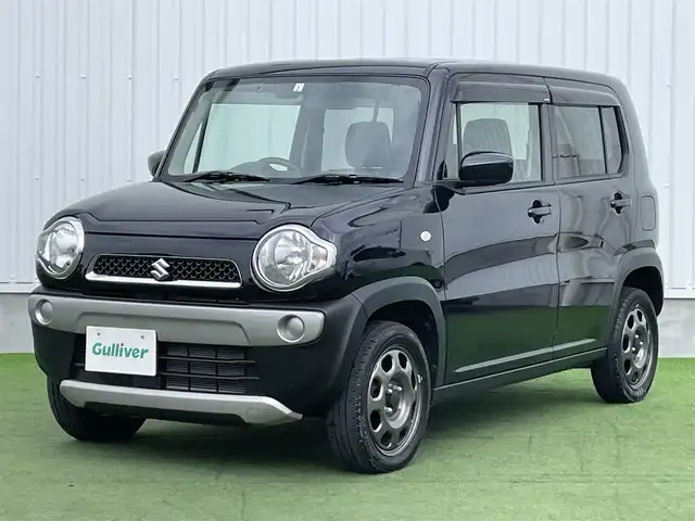 スズキ ハスラー G 香川県 2019(平31)年 2.1万km ブルーイッシュブラックパール3 登録時走行距離：20426km/純正ナビ/→AM/FM/フルセグTV/Bluetooth/→CD/DVD再生/バックカメラ/ETC/ステアリングリモコン/アイドリングストップ/前席シートヒーター/デュアルカメラブレーキサポート/→衝突被害軽減ブレーキ/→レーンディパーチャーアラート/→横滑り防止装置/プッシュスタート/スマートキー/スペアキー