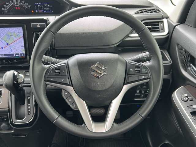 スズキ ソリオ バンディット HV MV 福岡県 2022(令4)年 3.8万km グリッターバイオレットパール ・9インチナビ/（BLUETOOTH/フルセグ/バックカメラ/・アラウンドビューモニター/・ビルトインETC/・ドライブレコーダー/・ヘッドアップディスプレイ/・スペアキー/・純正アルミホイール/・純正フロアマット/・両側パワースライドドア/・シートヒーター/・LEDヘッドライト/・天井サーキュレーター/・クルーズコントロール/・アイドリングストップ/・クリアランスソナー/・オールリトラミラー/・コーナーセンサー/・レーンキープアシスト/・横滑り防止装置/・衝突軽減システム/・USB入力端子/・センターウォークスルー/・オートライト/・保証書/・取扱説明書