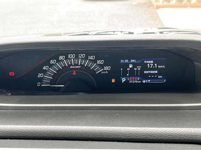スズキ ソリオ バンディット HV MV 福岡県 2022(令4)年 3.8万km グリッターバイオレットパール ・9インチナビ/（BLUETOOTH/フルセグ/バックカメラ/・アラウンドビューモニター/・ビルトインETC/・ドライブレコーダー/・ヘッドアップディスプレイ/・スペアキー/・純正アルミホイール/・純正フロアマット/・両側パワースライドドア/・シートヒーター/・LEDヘッドライト/・天井サーキュレーター/・クルーズコントロール/・アイドリングストップ/・クリアランスソナー/・オールリトラミラー/・コーナーセンサー/・レーンキープアシスト/・横滑り防止装置/・衝突軽減システム/・USB入力端子/・センターウォークスルー/・オートライト/・保証書/・取扱説明書
