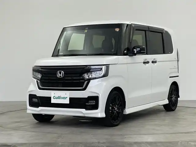 ホンダ Ｎ ＢＯＸ カスタム L ターボ 群馬県 2023(令5)年 1.6万km プラチナホワイトパール 純正９インチナビ　バックカメラ　両側パワースライドドア　レーダークルーズコントロール　ＬＥＤライト　シートヒーター　ハーフレザーシート　純正１５インチＡＷ　ステアリングリモコン　プッシュスタート