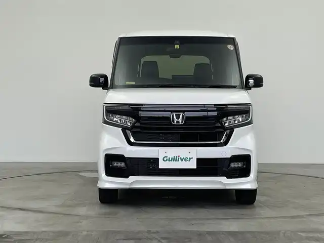 ホンダ Ｎ ＢＯＸ カスタム L ターボ 群馬県 2023(令5)年 1.6万km プラチナホワイトパール 純正９インチナビ　バックカメラ　両側パワースライドドア　レーダークルーズコントロール　ＬＥＤライト　シートヒーター　ハーフレザーシート　純正１５インチＡＷ　ステアリングリモコン　プッシュスタート