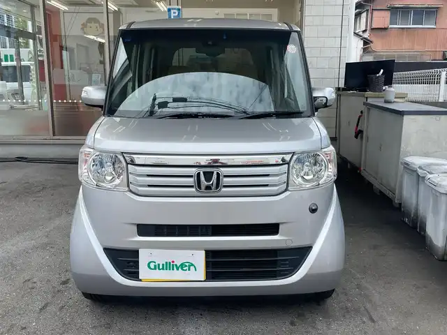 ホンダ Ｎ ＢＯＸ G ターボ Lパッケージ 愛知県 2014(平26)年 6.1万km カトラリーシルバーM /当店買取/禁煙//ターボ/革巻きステア/パドルシフト//純正スタンダードナビVXM-142VFi//CD/DVD/Bluetooth/地デジ/SD//バックカメラ/サイドカメラ//ナビ装着SPパッケージ//Lパッケージ/ターボパッケージ//ISOFIX//Aストップ/SRSカーテンエアバック//保証書/取説/スペアキー/スマートキー